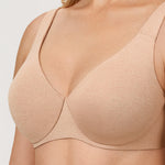 Women's Unlined Minimizer Bra White