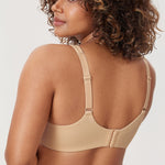 Women's Unlined Minimizer Bra Gravel Beige