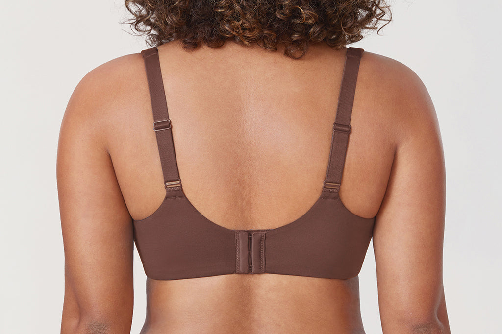 Women's Unlined Minimizer Bra Brown Violet