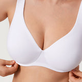 Women's Unlined Minimizer Bra White