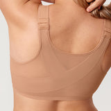 Women's Plunge Back Posture Bra Barely Buff