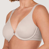 Women's Plunge Back Posture Bra Vanilla White