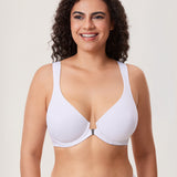 Women's Plunge Back Posture Bra Gravel Beige