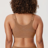 Women's Plunge Back Posture Bra Gravel Beige @model_info:G2