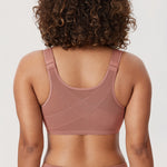 Women's Plunge Back Posture Bra Black