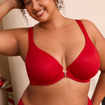 Women's Plunge Back Posture Bra Beige