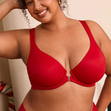 Women's Plunge Back Posture Bra Beige