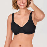 Women's Unlined Balconette Bra Black