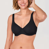 Women's Unlined Balconette Bra Black
