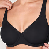 Women's Unlined Balconette Bra Black