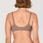 Women's Unlined Balconette Bra Brown Purple