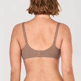 Women's Unlined Balconette Bra Brown Purple