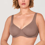 Women's Unlined Balconette Bra Brown Purple