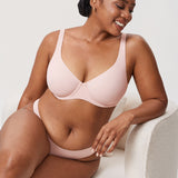 Women's Unlined Balconette Bra Gentle Rose