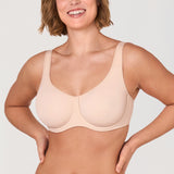 Women's Supportive Full Coverage Bra Beige