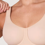 Women's Supportive Full Coverage Bra Beige