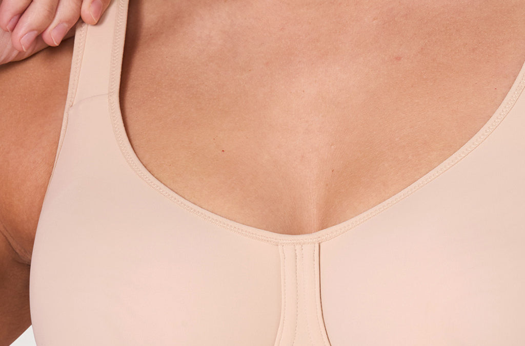 Women's Supportive Full Coverage Bra Beige