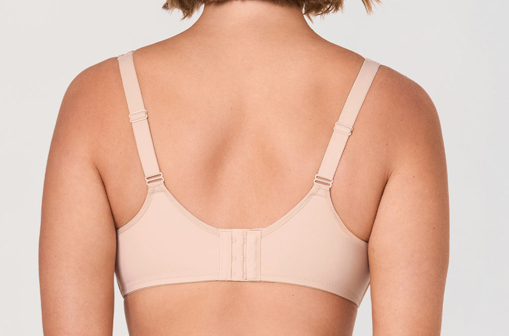 Women's Supportive Full Coverage Bra Beige