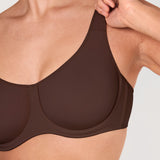 Women's Supportive Full Coverage Bra Hazelnut