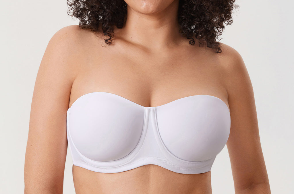 strapless dress bra Confishape® Supportive Unlined Strapless Bra