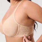 Women's Vintage Lace Racerback Bra Lipstick Red