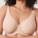 Women's Everyday Full Coverage Underwire Bra Beige