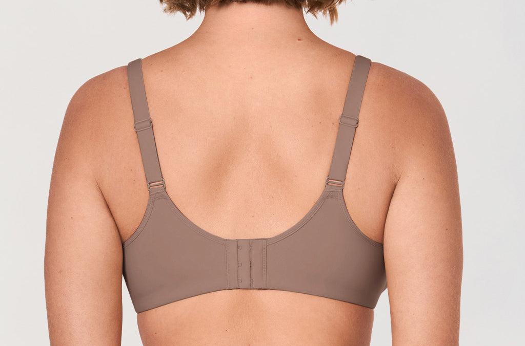 Women's Everyday Full Coverage Underwire Bra Brown Purple