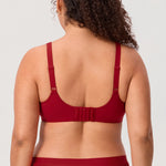 Women's Everyday Full Coverage Underwire Bra Dark Red @model_info:ES2