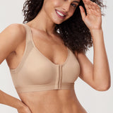 Women's Soft X-shaped Back Posture Bra Cashew