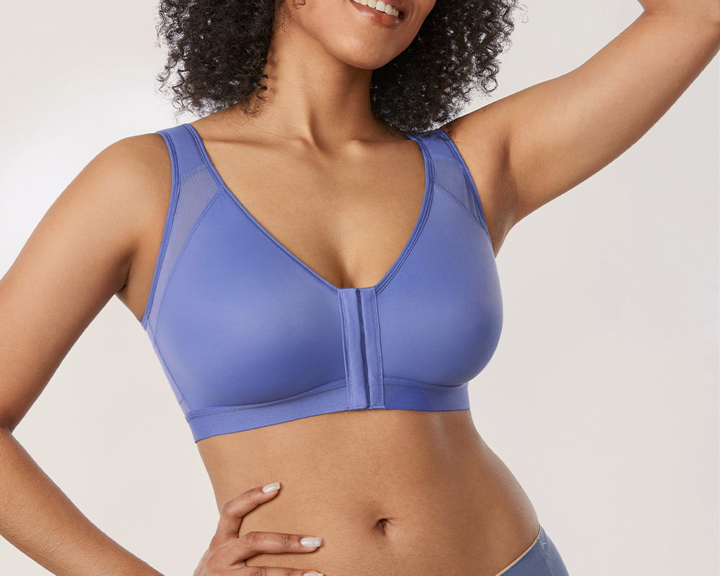 Women's Soft X-shaped Back Posture Bra Soft Tan