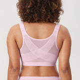 Women's Lightly Padded Posture Bra Pink Peony