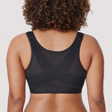Women's X-shaped Back Posture Bra Black