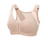 Women's X-shaped Back Posture Bra Oatmeal Heather