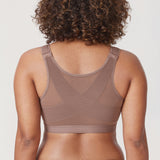 Women's X-shaped Back Posture Bra Oatmeal Heather