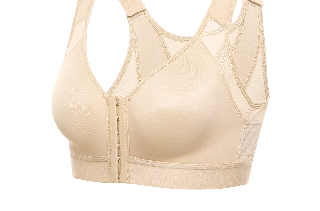 Women's X-shaped Back Posture Bra Rose Smoked